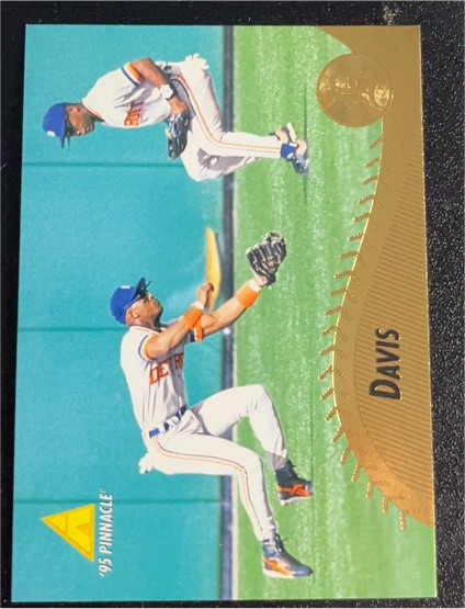 1995 Pinnacle #338 Eric Davis — front