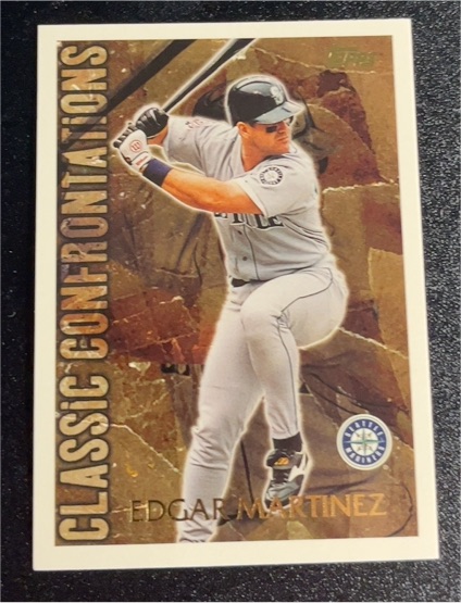 1996 Topps Classic Confrontations #CC3 Edgar Martinez — front