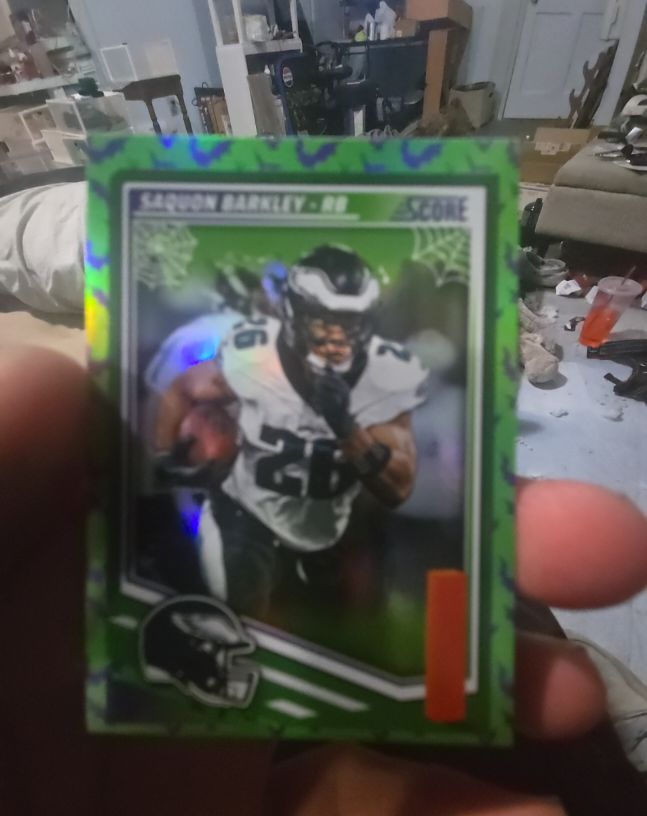 2025 Score #61 Saquon Barkley — front