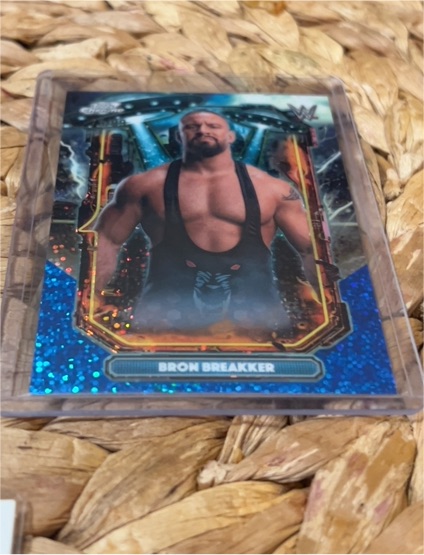 2026 Topps Chrome Cosmic WWE #ET-17 Bron Breakker Extraterrestrial Talent — front