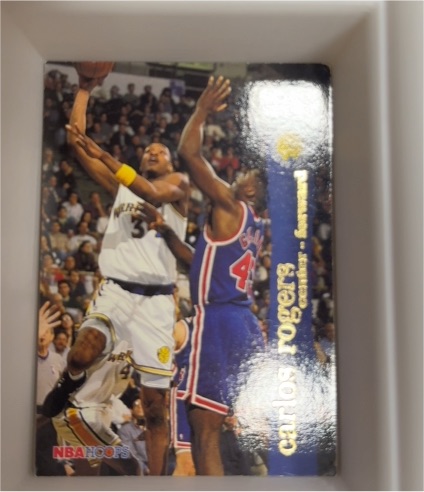 1993 NBA Hoops #44 Carlos Rogers — front