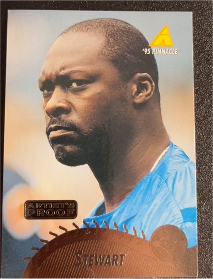 1995 Pinnacle #387 Dave Stewart — front