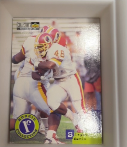 1996 Upper Deck Collector's Choice Update #U60 Stephen Davis Rookie — front