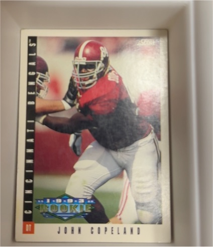 1993 Score #309 John Copeland — front