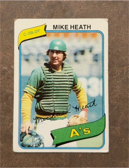 1980 Topps #687 Mike Heath — front