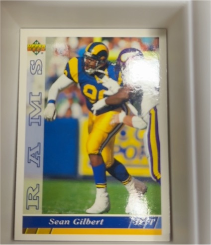 1993 Upper Deck #259 Sean Gilbert Los Angeles Rams — front