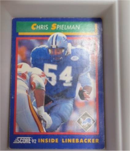 1992 Score #5 Chris Spielman — front