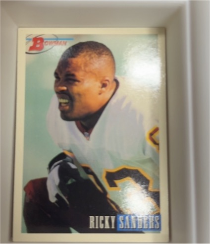 1993 Bowman #370 Ricky Sanders — front