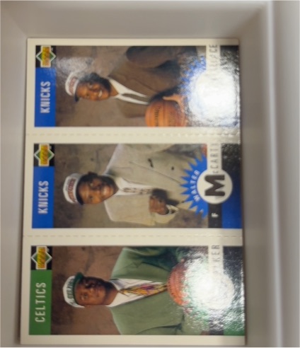 1996-97 Upper Deck Collector's Choice Mini #M96/M147/M148 Antoine Walker / Walter McCarty / John Wallace — front
