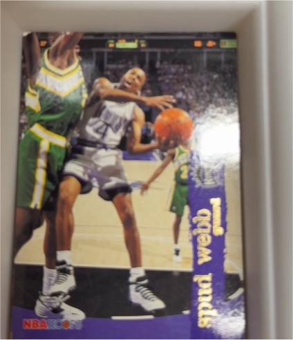 1995-96 NBA Hoops #143 Spud Webb — front