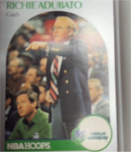 1990-91 NBA Hoops #310 Richie Adubato — front