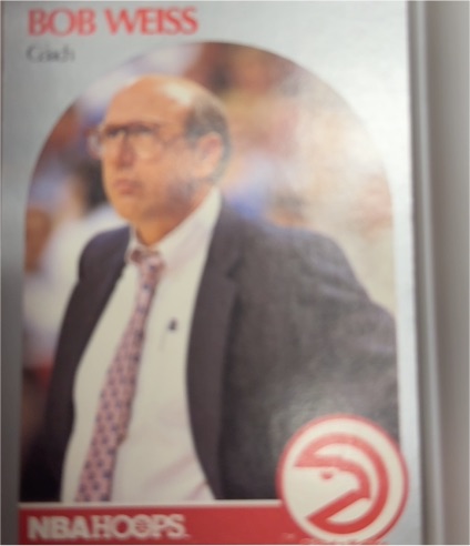1990 NBA Hoops #305 Bob Weiss — front