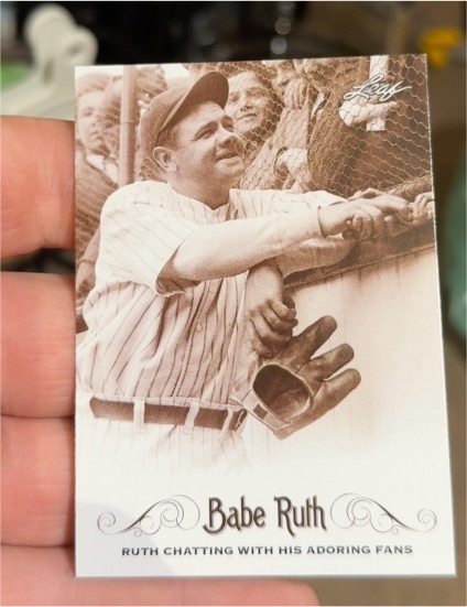 2016 Leaf Babe Ruth Collection #40 Babe Ruth — front