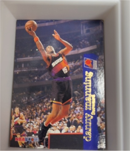 1995 NBA Hoops #130 Danny Manning — front