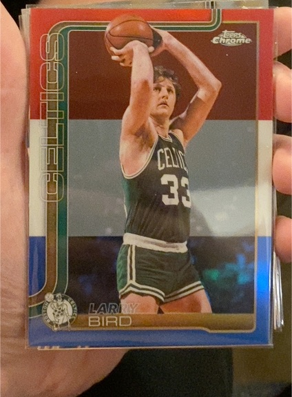 2025-26 Topps Chrome Update #143 Larry Bird — front