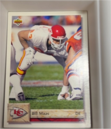 1992 Upper Deck #395 Bill Maas — front