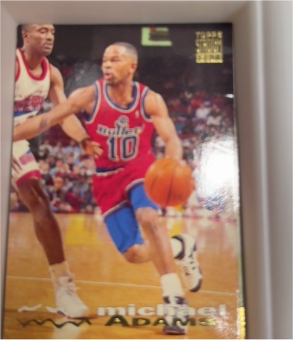 1993-94 Topps Stadium Club #258 Michael Adams — front