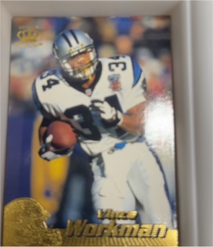 1996 Pacific Crown Collection #70 Vince Workman — front