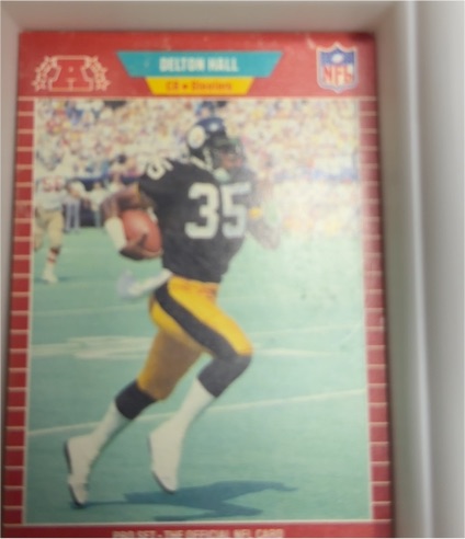 1989 Pro Set #346 Delton Hall — front