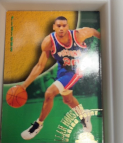 1995-96 SkyBox Premium #136 Allan Houston — front