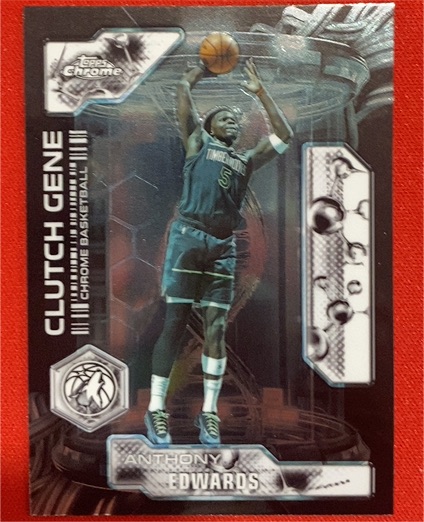 2025-26 Topps Chrome Update #CG-6 Anthony Edwards Clutch Gene — front