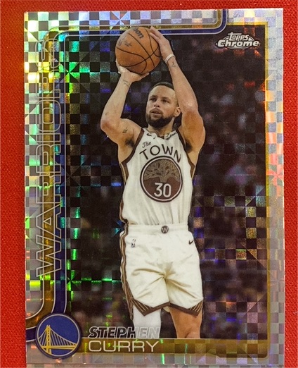 2025-26 Topps Chrome Update #14 Stephen Curry — front
