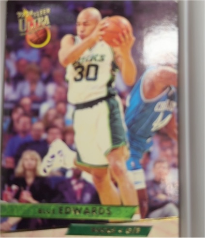 1993-94 Fleer Ultra #109 Blue Edwards — front