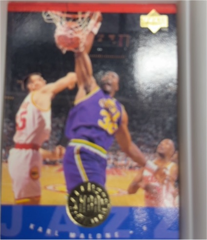 1995-96 Upper Deck #166 Karl Malone — front