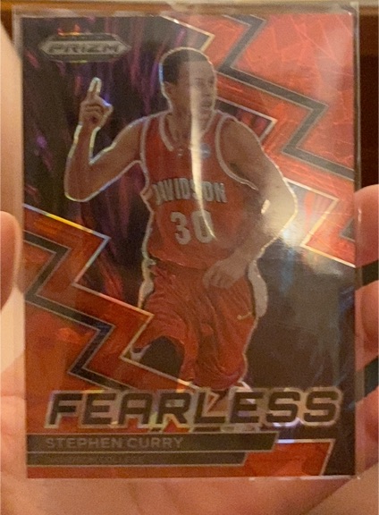2023 Panini Prizm Draft Picks #17 Stephen Curry Fearless — front