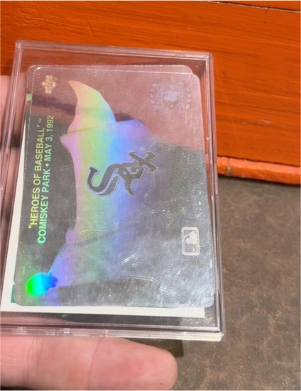 1992 Upper Deck Heroes of Baseball TP 19 Chicago White Sox Hologram — front