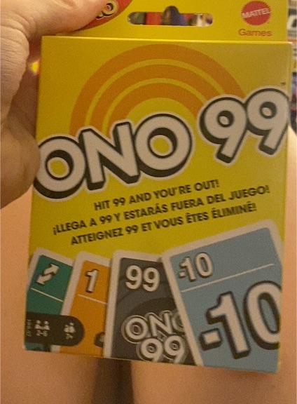 2021 Mattel ONO 99 Card Game — front