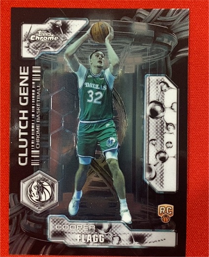 2025-26 Topps Chrome Update #CG-11 Cooper Flagg Clutch Gene Rookie — front