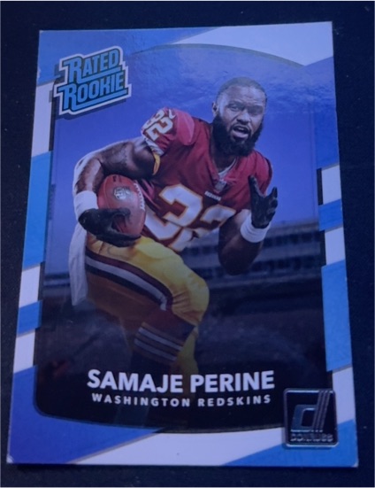2017 Panini Donruss #306 Samaje Perine Rated Rookie — front