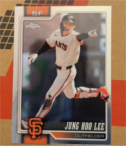 2026 Topps Chrome #188 Jung Hoo Lee — front