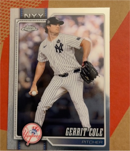 2026 Topps Chrome #191 Gerrit Cole — front