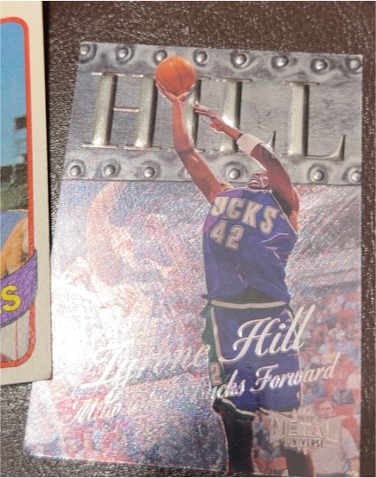 1996 Metal Universe Glenn Robinson #HILL — front