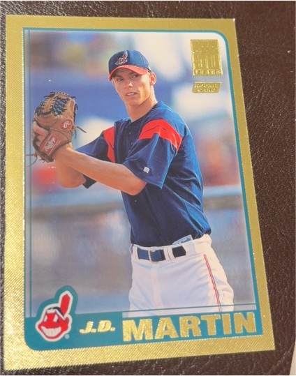2001 Topps Traded & Rookies #T263 J.D. Martin — front