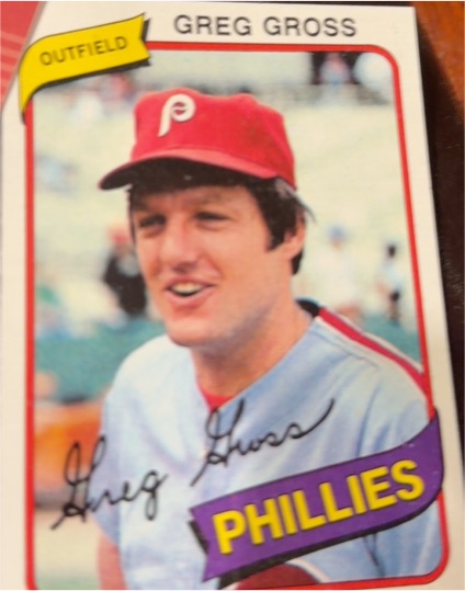 1980 Topps #718 Greg Gross — front