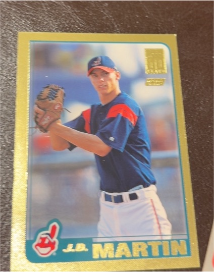 2001 Topps Traded Gold #T263 J.D. Martin — front