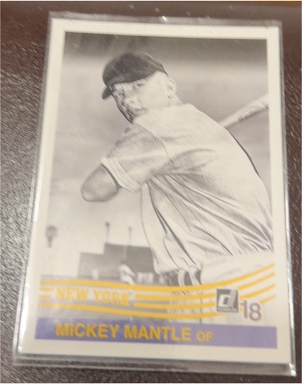 2018 Panini Donruss #254 Mickey Mantle — front