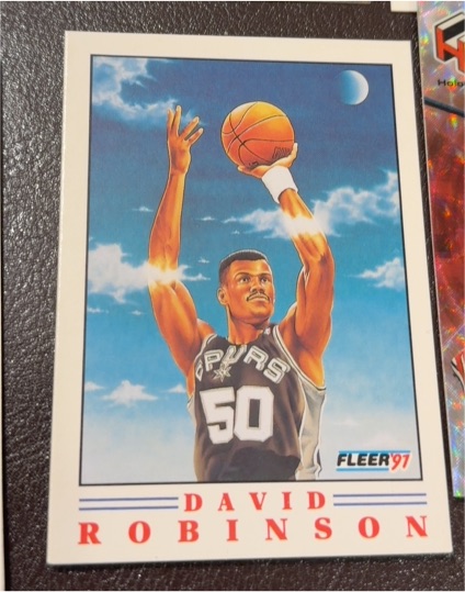 1991-92 Fleer Pro Visions #1 David Robinson — front
