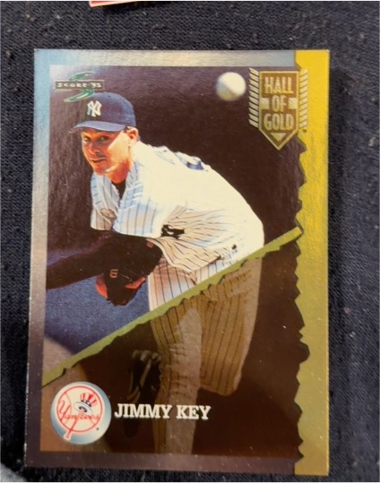 1995 Score Hall of Gold #HG47 Jimmy Key — front