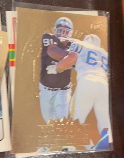 1995 Fleer Ultra #168 Chester McGlockton Gold Medallion — front