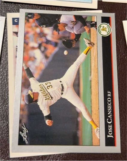 1992 Leaf #267 Jose Canseco RF — front