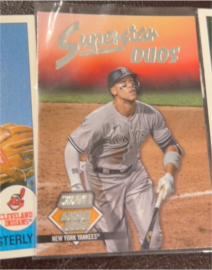 2021 Topps Stadium Club Superstar Duos #SD-1 Aaron Judge — front