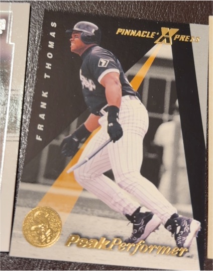 1997 Pinnacle X-Press #140 Frank Thomas — front