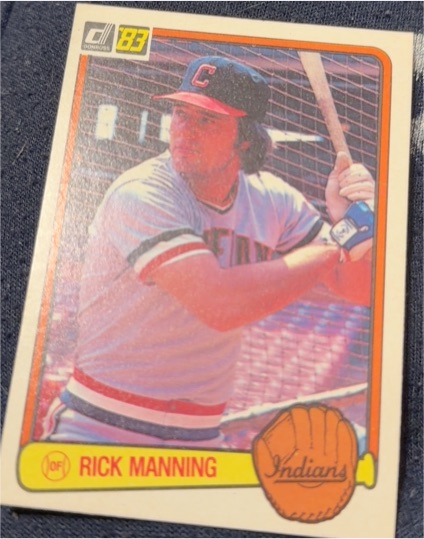 1983 Donruss #198 Rick Manning — front