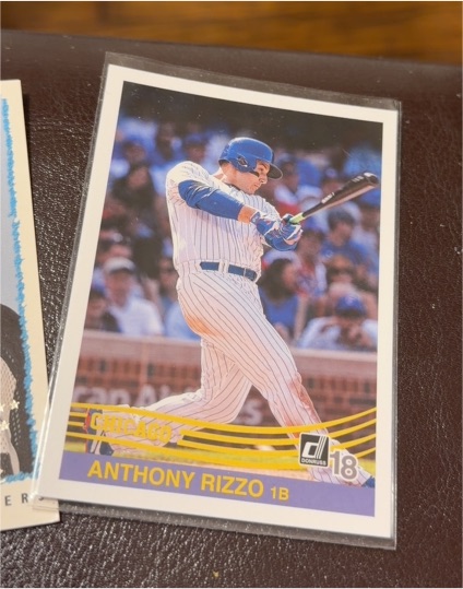 2018 Donruss #18 Anthony Rizzo — front