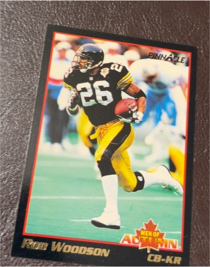 1993 Pinnacle Men of Autumn #50 Rod Woodson — front