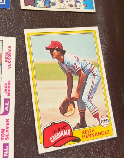 1981 Topps #420 Keith Hernandez — front